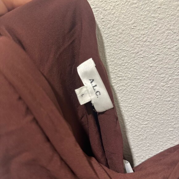 🎀A.L.C. Gabi Asymmetric Top - Brown - Picture 10 of 10